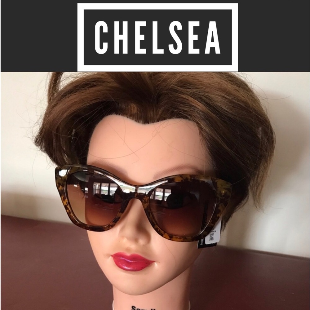 “Chelsea” Oversized Cat Eye Sunglasses in 3 colors